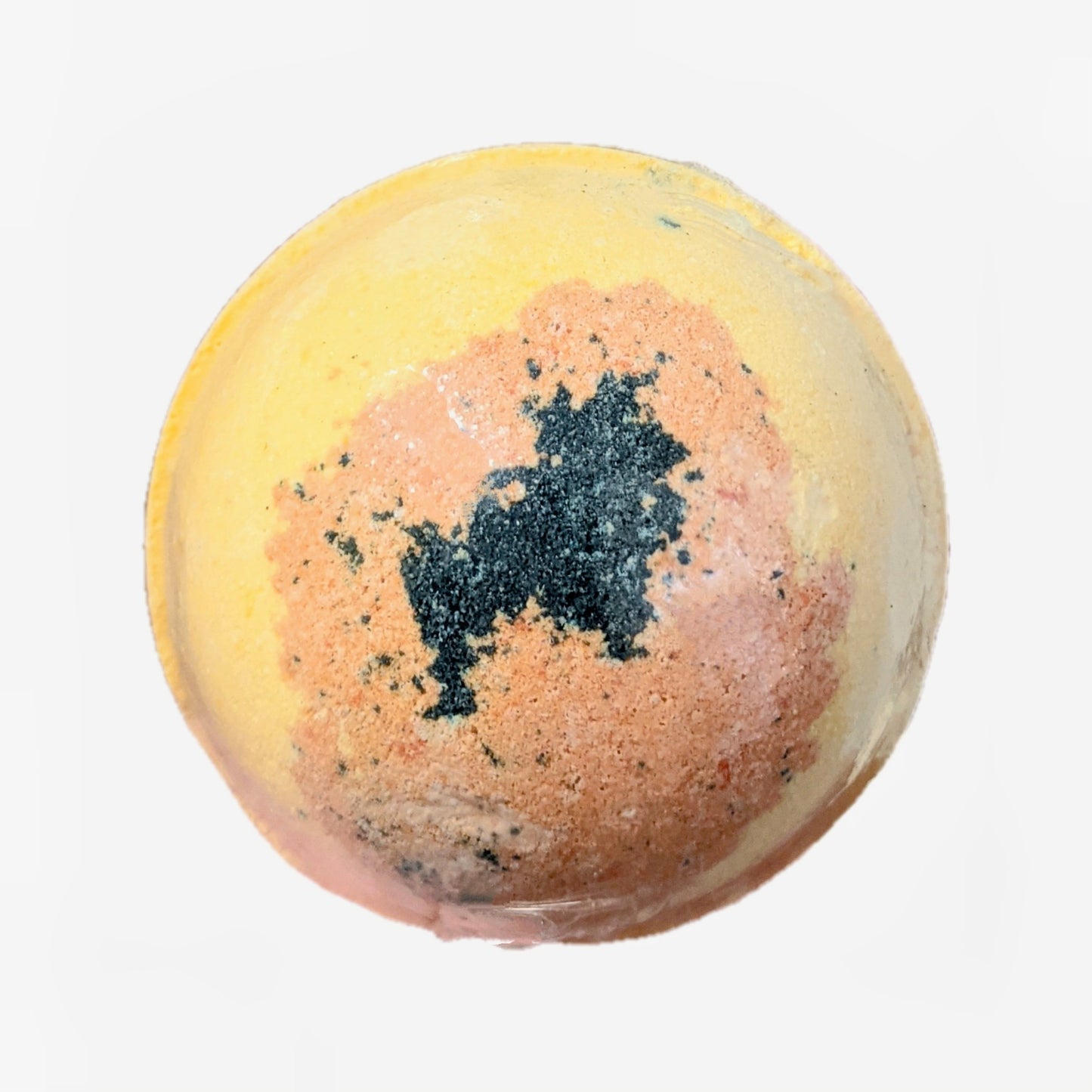 Pumpkin spice bath bomb for self-care