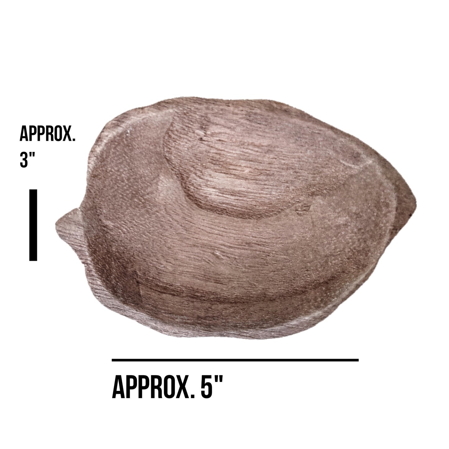Featured Product Carved Wood Leaf Trinket Dish
