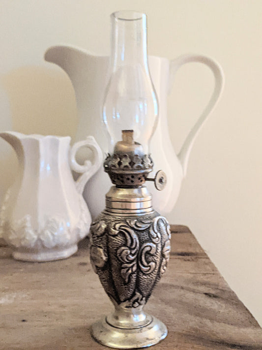 Mini Floral Oil Lamp
