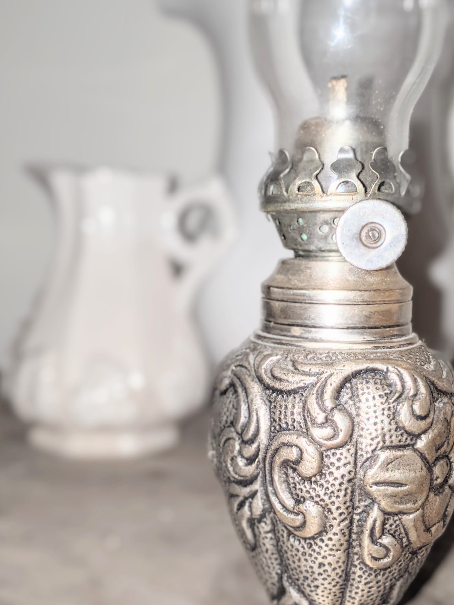 Mini Floral Oil Lamp