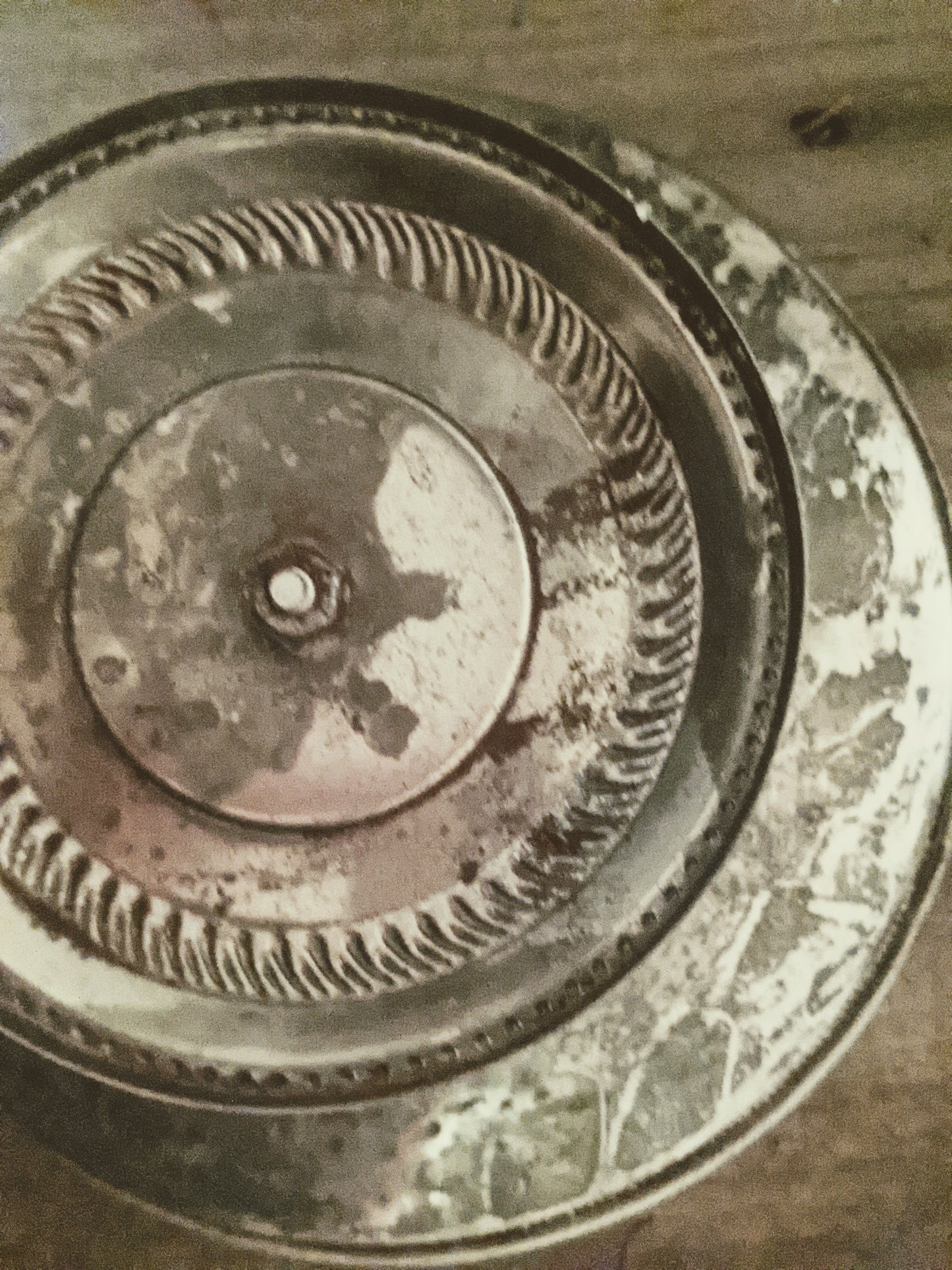 Vintage Silver Plated Pedestal Tray