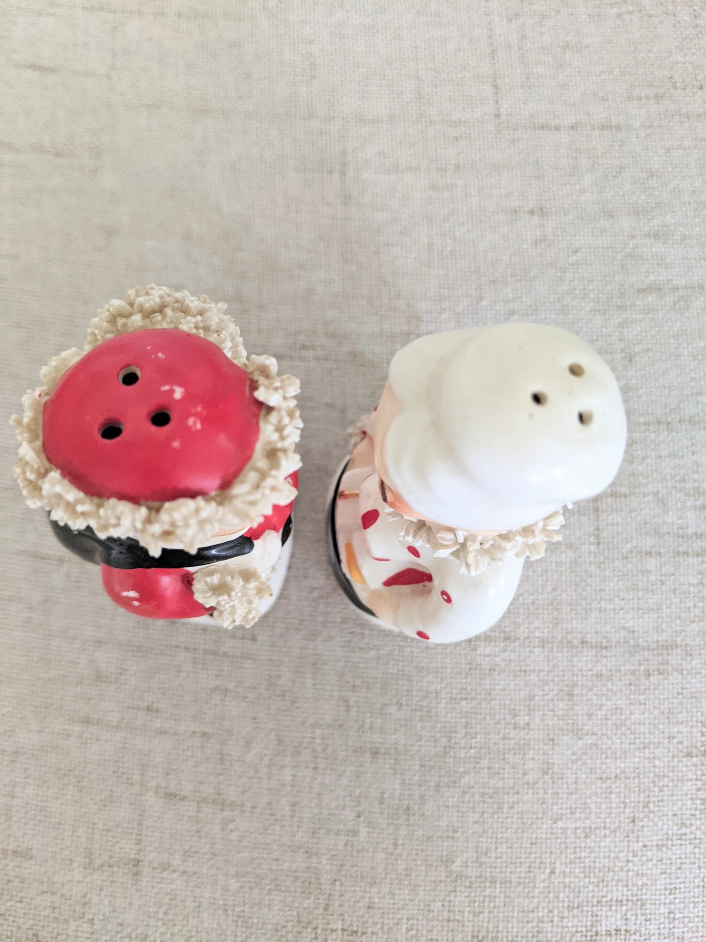 Mr. & Mrs. Claus Vintage Salt and pepper shakers
