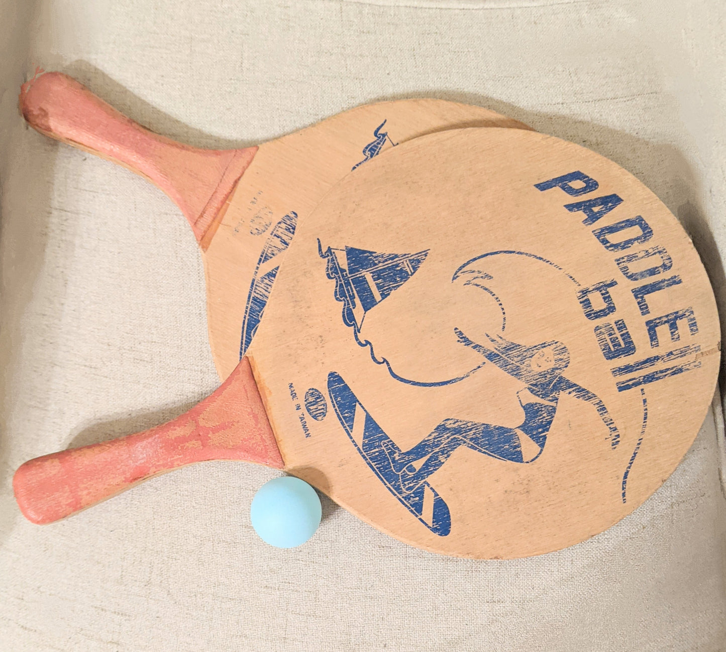 Vintage beach paddles