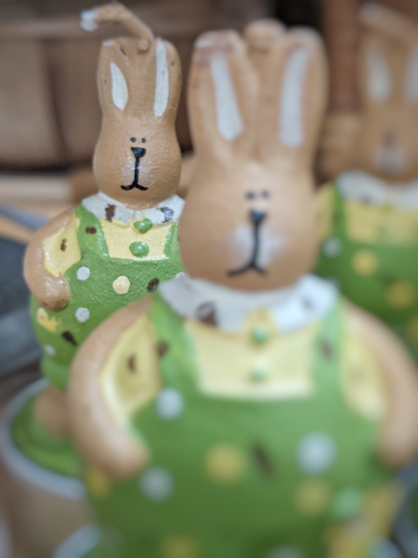 Set of Four Garden Bunny Tealights