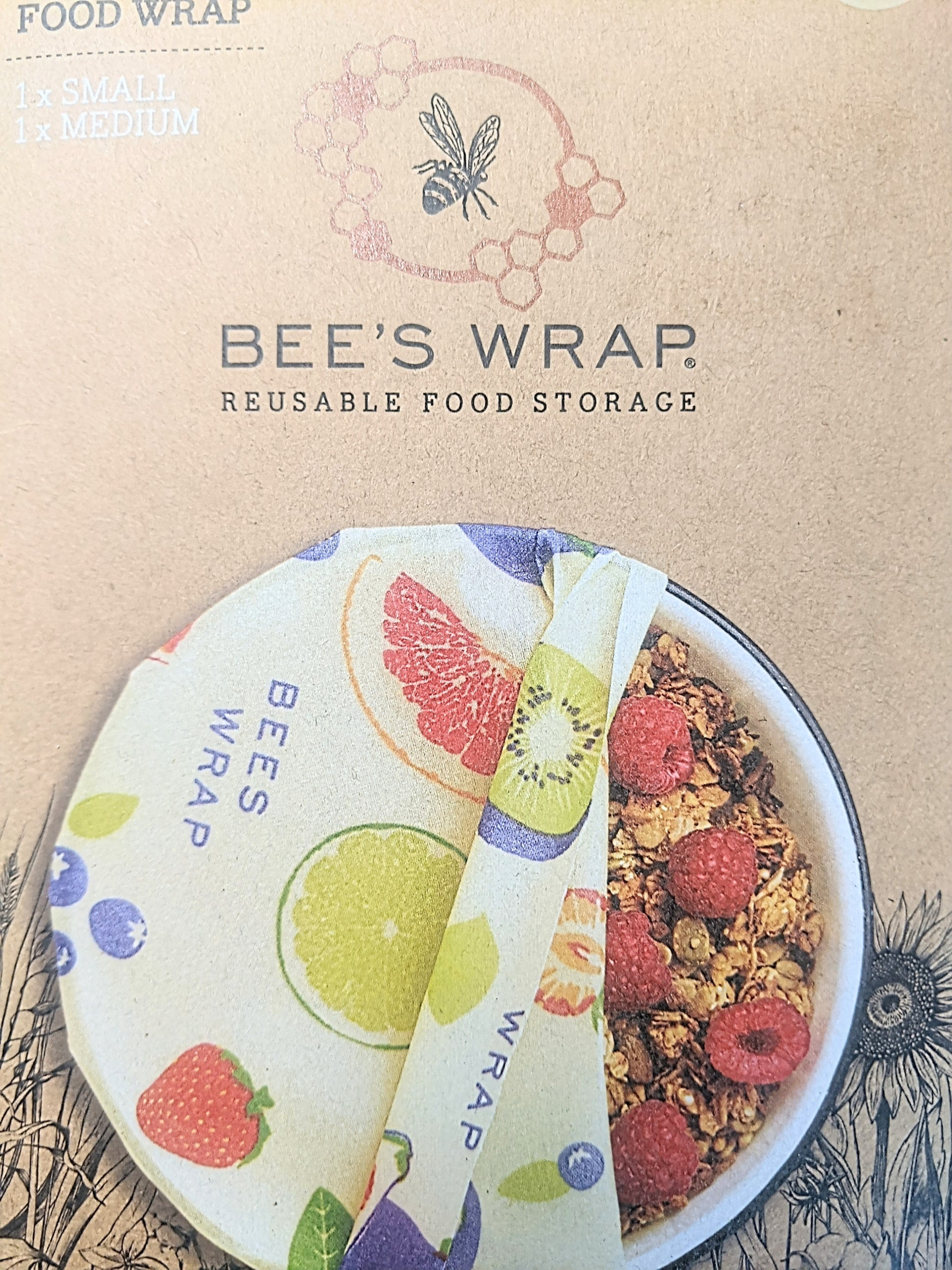 Sustainable and reusable wax food wrap