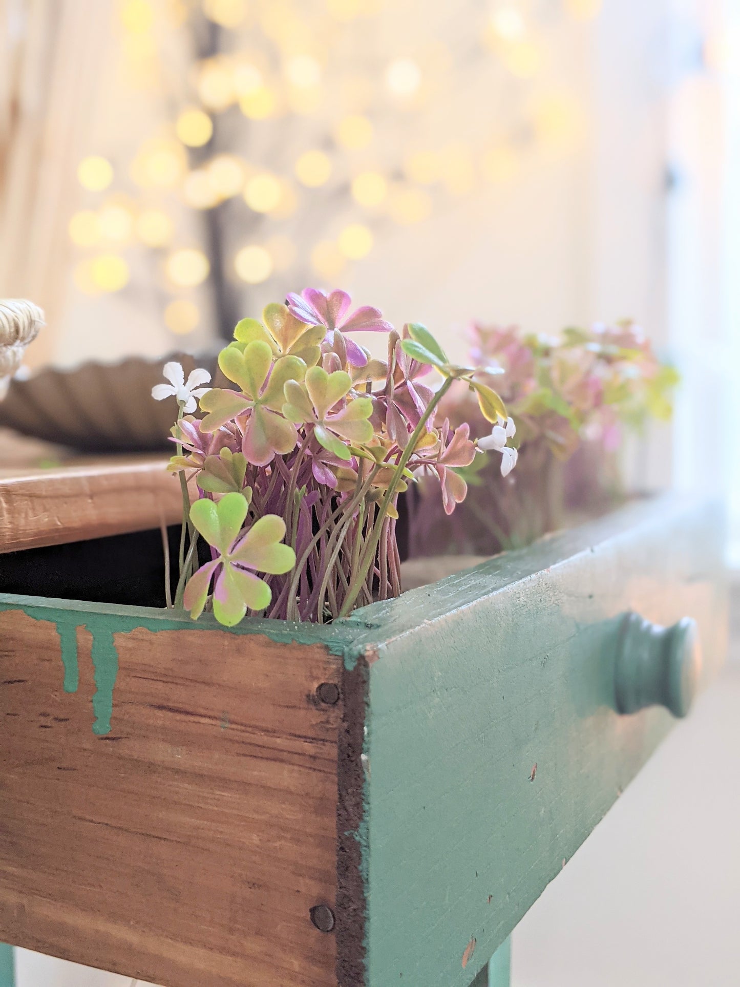 Lucky Faux Clovers
