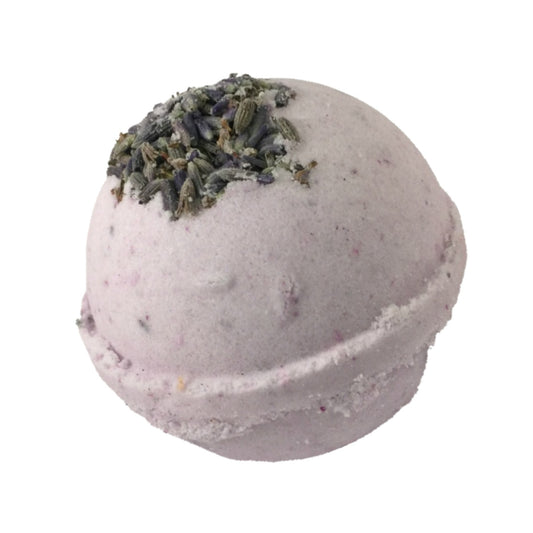 Lavender bath bomb for self-care