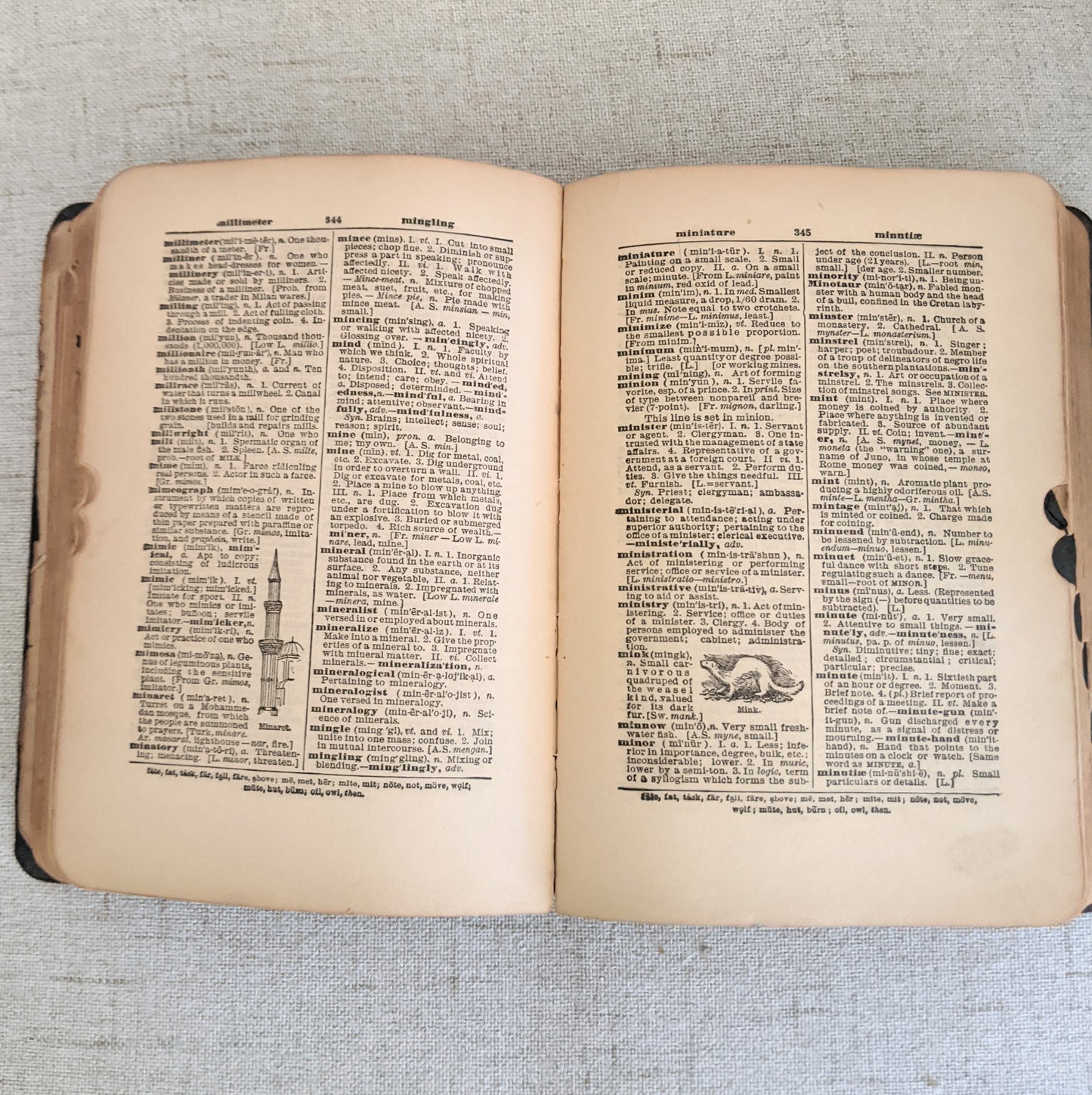 Antique Laird & Lee's Webster's Dictionary