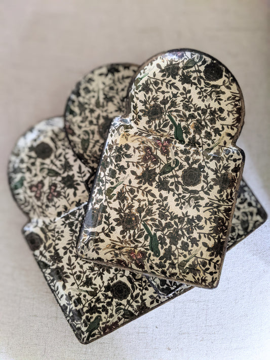 Vintage Snack/Drink Trays, Set of 3