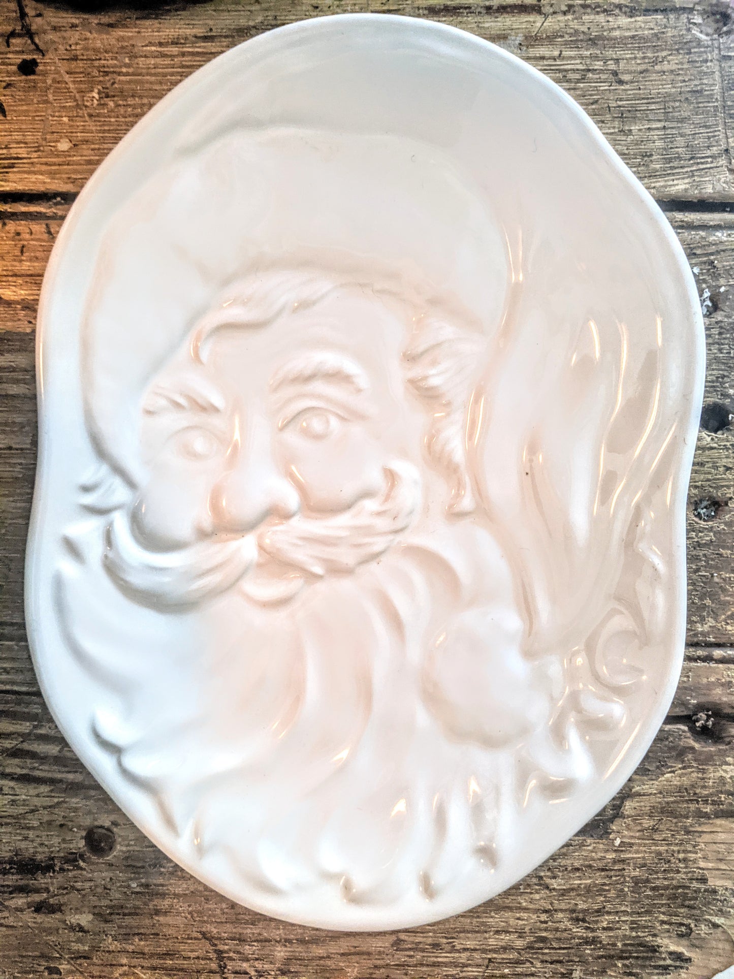 Vintage Santa's Sweets Dish