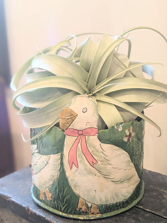 Christmas Goose Planter