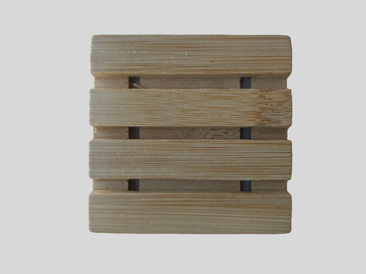 Bamboo Square Soap Dish 