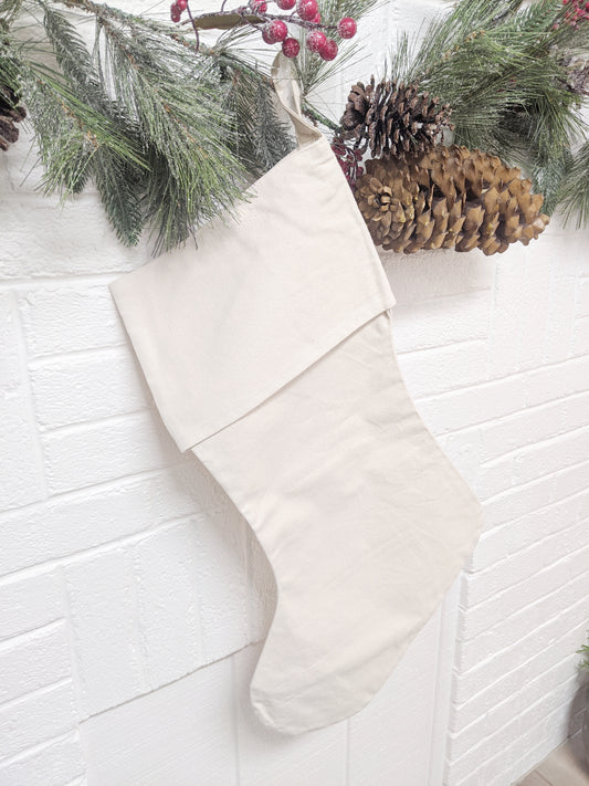 Jumbo Canvas Stockings