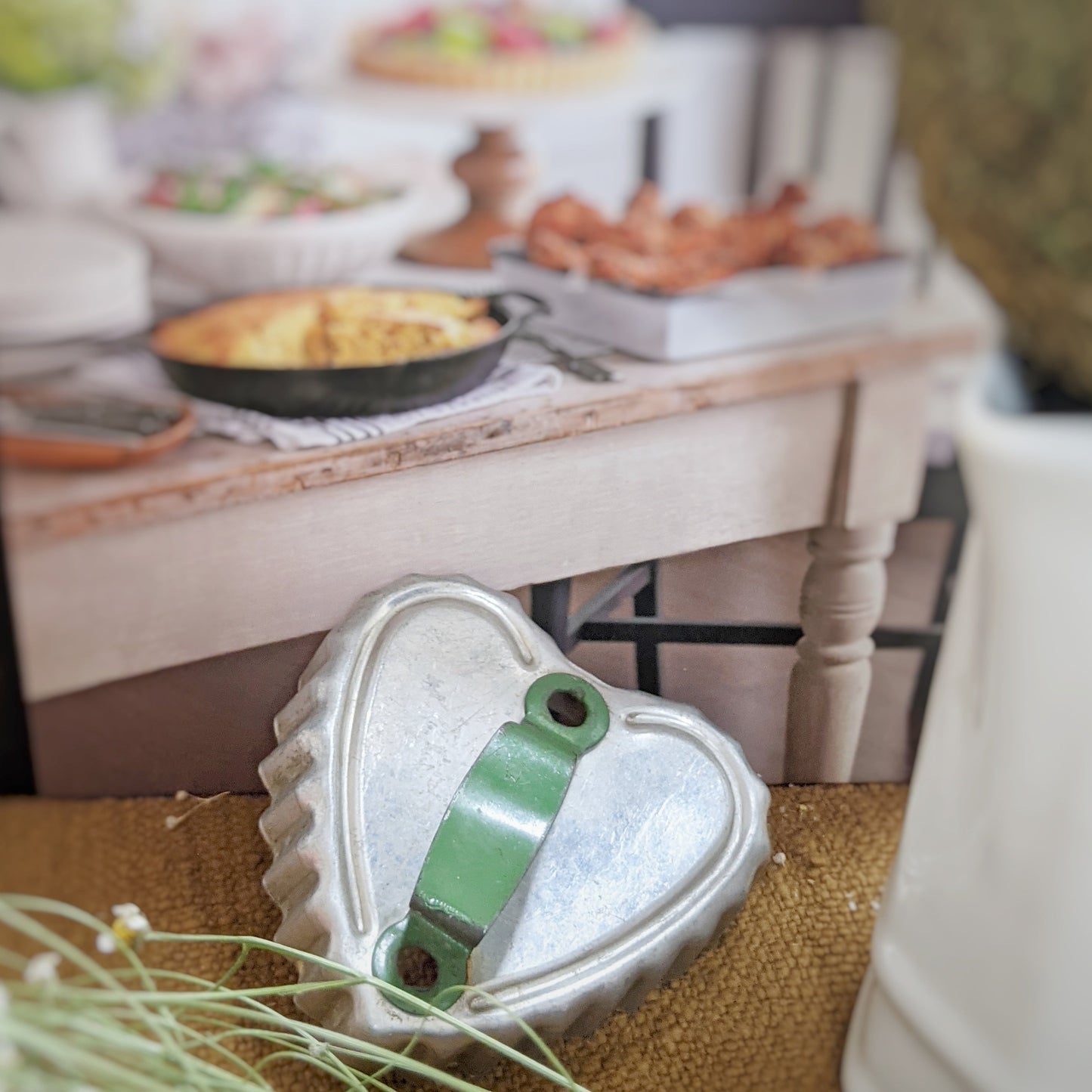 vintage heart cookie cutter 