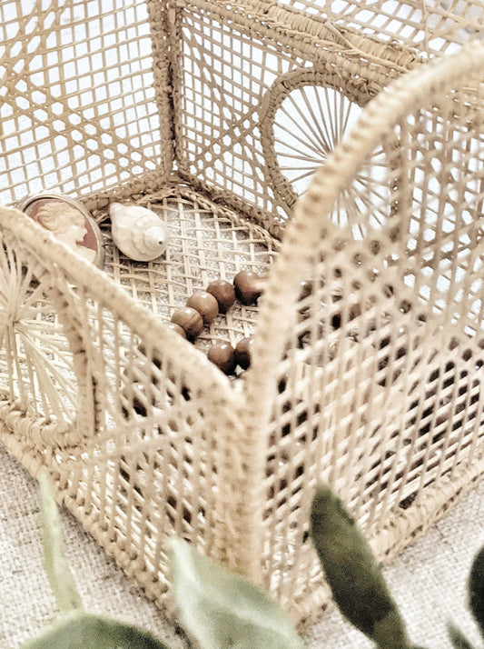 Wanderlust Woven Treasure Chest